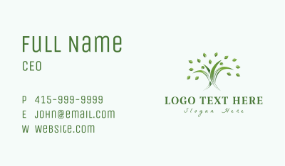 Nature Yoga Community Business Card Image Preview