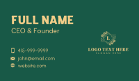 Stylish Floral Gardening Business Card Image Preview