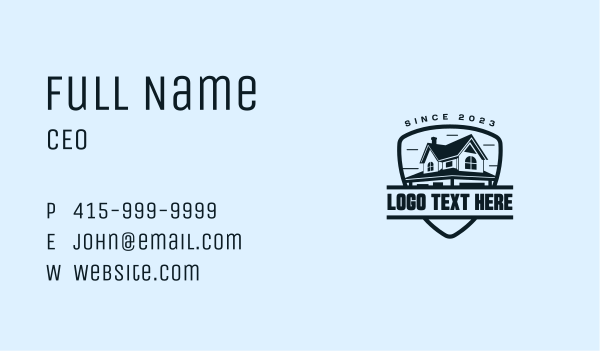 Roofing Home Construction Business Card Design Image Preview