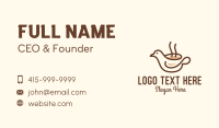 Bird Brewed Coffee Business Card Image Preview