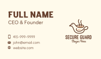 Bird Brewed Coffee Business Card Image Preview