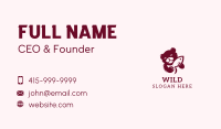 Brown Bear Fish Business Card Image Preview