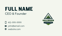 Lumber Wood Saw Business Card Design