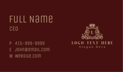 Shield Crown Boutique Business Card Image Preview