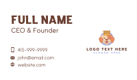 Puppy Comb Crown Business Card Design