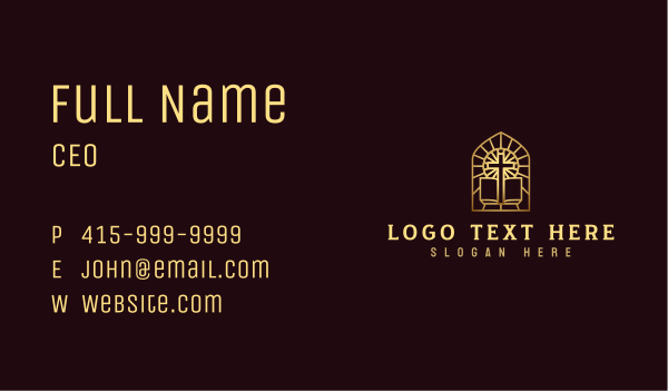 Sacred Cross Fellowship Business Card Design Image Preview