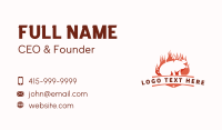 Roast Pig Barbecue Business Card Image Preview