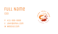 Seafood Shrimp Fish Business Card Image Preview