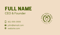 Diamond Wreath Crown Business Card Design