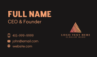 Generic Pyramid Business Business Card Design