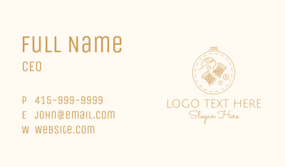 Button Spool Sewing Fabric Business Card Image Preview