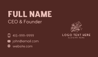 Spatula Flower Bakery Business Card Design