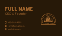 Western Cowboy Hat Business Card Preview