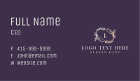 Elegant Event Styling Business Card Image Preview