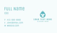 Water Droplet Shirt Laundromat Business Card Image Preview