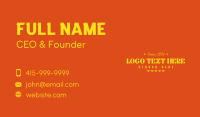 Fun Fiesta Restaurant Business Card Preview