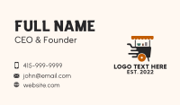 Street Food Cart  Business Card Image Preview