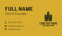 Bullet Castle Business Card Design