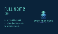 Audio Media Microphone Business Card Image Preview
