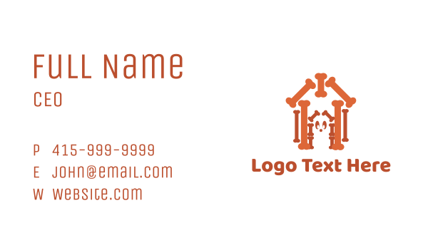 Bone House Business Card Design Image Preview