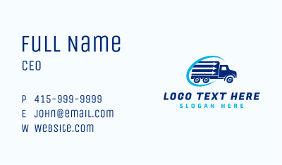 Fast Truck Arrow Business Card Image Preview