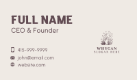 Healing Mushroom Wellness Business Card Image Preview