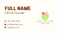 Tropical Coconut Juice  Business Card Image Preview