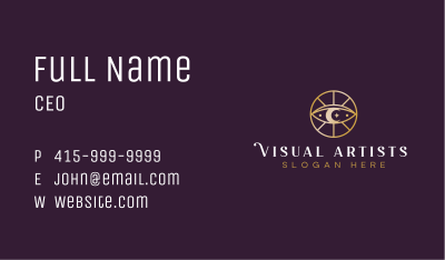 Eye Mystic Moon Business Card Image Preview