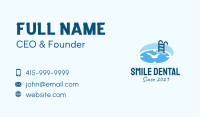 Time Swimming Pool  Business Card Image Preview