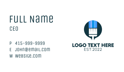 Paintbrush Handyman Tool Business Card Image Preview