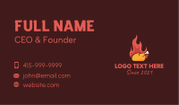 Hot Roasted Chicken  Business Card Design