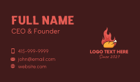 Hot Roasted Chicken  Business Card Image Preview