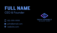 Modern Tech Letter S Business Card Image Preview