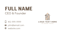 Brown Home Floorboard Business Card Image Preview