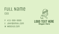 Old Man Lumberjack Business Card Image Preview