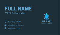 Blue Water Droplet   Business Card Design