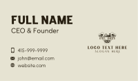 Rustic Hand Planer Carpentry Business Card Image Preview
