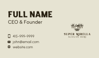 Rustic Hand Planer Carpentry Business Card Image Preview