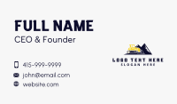 Bulldozer Mountain Builder Business Card Image Preview