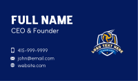 Sport Volleyball Shield Business Card Image Preview