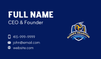 Sport Volleyball Shield Business Card Image Preview