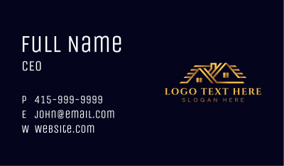 Premium Property Roof Business Card Image Preview
