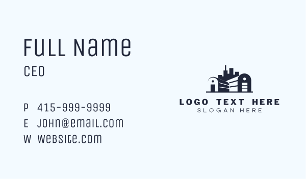 Stockroom Warehouse Distribution Business Card Design Image Preview