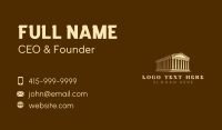 Architecture Greek Parthenon Business Card Design