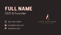 Bird Feather Spa Business Card Preview