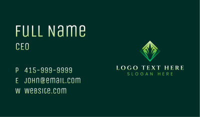 Grass Lawn Gardening Business Card Image Preview