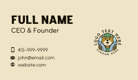 Fishing Bear Animal Business Card Image Preview