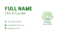 Healthy Vegetarian Restaurant Business Card Image Preview