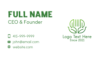 Healthy Vegetarian Restaurant Business Card Image Preview