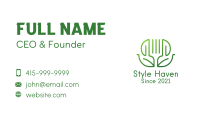 Healthy Vegetarian Restaurant Business Card Image Preview